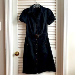 🎉Host Pick🎉 Apt 9 Black Short Sleeve Shirt Dress. Size 4
